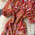Asymmetrical Ruffles A-Line Empire Dress